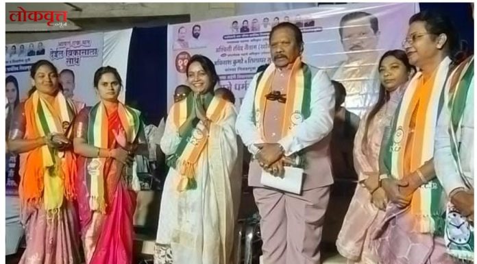 गडचिरोलीत पक्षांतरांची मालिका सुरूच ; महिला काँग्रेसच्या जिल्हाध्यक्ष कविता मोहरकर राष्ट्रवादीत