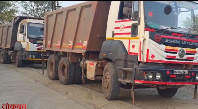 गडचिरोली : राष्ट्रीय महामार्गाच्या नावाखाली मुरूमची खुलेआम लूट, ग्रामस्थांमुळे कारवाई