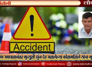गडचिरोली : भीषण अपघातानंतर मृत्यूशी झुंज देत असलेल्या कोसमशिले यांचा मृत्यू