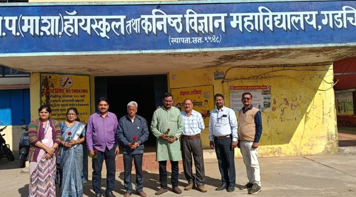 जि. प. हायस्कूल माजी विद्यार्थी संघ अध्यक्षपदी उदय धकाते, माजी विद्यार्थ्यांत उत्साह