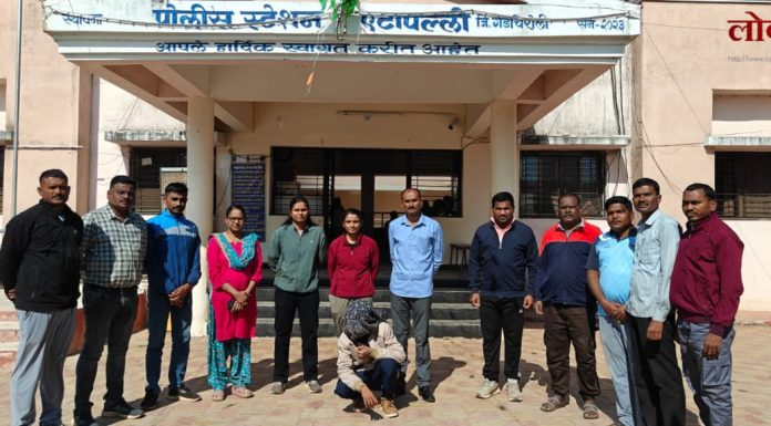 एटापल्लीतील स्टेट बँकेत दोन वेळा चोरी करण्याचा प्रयत्न ; आरोपी अटकेत