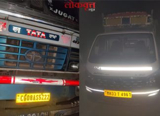 गडचिरोली : लोहखनिज वाहतूक करणाऱ्या ट्रकने टेम्पोला धडक देत केला पोबारा, गावकऱ्यांनी पाठलाग करून ट्रक पकडला