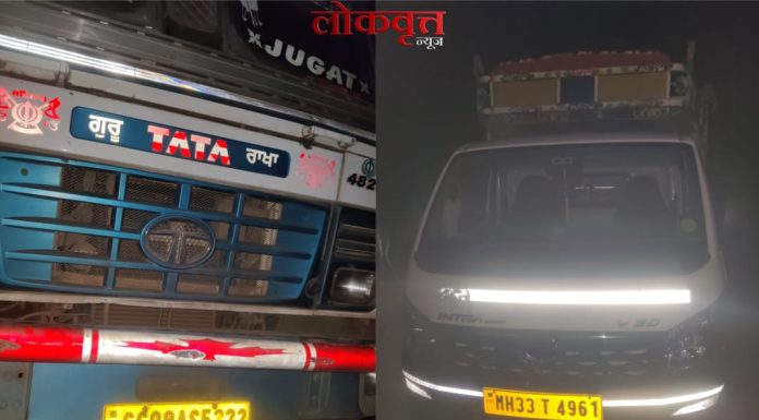 गडचिरोली : लोहखनिज वाहतूक करणाऱ्या ट्रकने टेम्पोला धडक देत केला पोबारा, गावकऱ्यांनी पाठलाग करून ट्रक पकडला