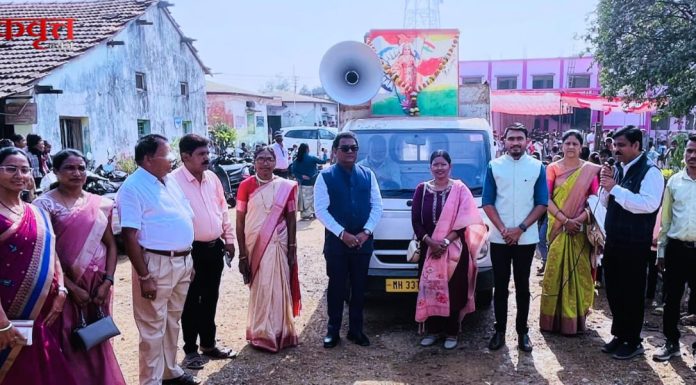 विद्यार्थ्यांच्या पावलांतून उमटली राष्ट्रीय एकता : जि. प. महाविद्यालयाची भव्य एकात्मता रॅली