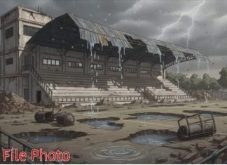 धानोऱ्यातील तालुका क्रीडा संकुलाचे काम निकृष्ट ; बांधकाम संथगतीने