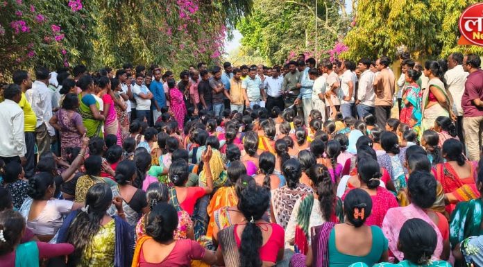 रोजगारावर स्थानिकांचा पहिला हक्क : इल्लूरवासीयांचा एल्गार