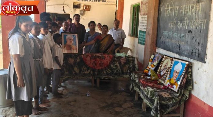 गणेश अलंकार विद्यालयात दहावीच्या विद्यार्थ्यांना निरोप