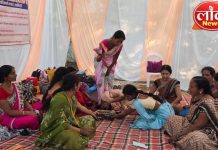 थातूरमातूर चौकशीचा आरोप; चामोर्शीतील महिलांचे आमरण उपोषण तीव्र, दोघी रुग्णालयात