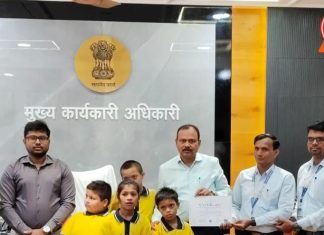 दिशा अभियानात उमरी येथील मतिमंद शाळेचा डंका