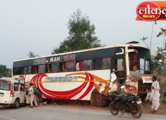 ट्रॅव्हल्स आणि स्कॉर्पिओची भीषण धडक ; ५ ठार, ११ जखमी