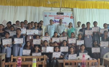 अभाविप चे व्यक्तिमत्व विकास शिबिर यशस्वी