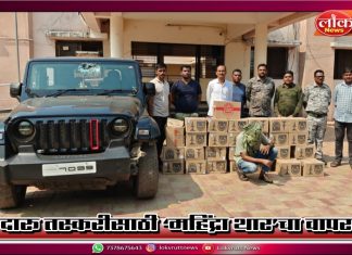 दारू तस्करीसाठी ‘महिंद्रा थार’चा वापर; १४.९० लाखांचा मुद्देमाल जप्त