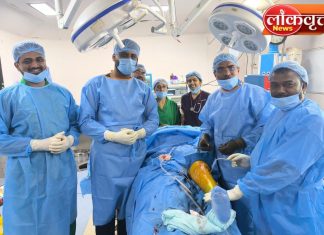 गडचिरोली जिल्हा सामान्य रुग्णालयात गुडघा प्रत्यारोपनाची यशस्वी शस्त्रक्रिया