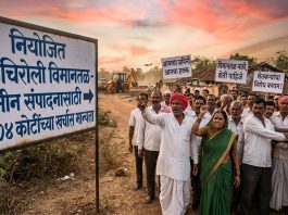 नियोजित गडचिरोली विमानतळाच्या जमीन संपादनासाठी 104 कोटींच्या खर्चास प्रशासकीय व वित्तीय मान्यता