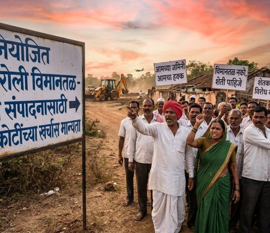 नियोजित गडचिरोली विमानतळाच्या जमीन संपादनासाठी 104 कोटींच्या खर्चास प्रशासकीय व वित्तीय मान्यता