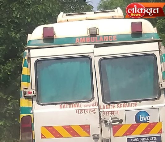 कूरखेडा-वडसा मार्गावर धावणाऱ्या 108 रुग्णवाहिकेची धोकादायक अवस्था