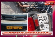 चारचाकीच्या धडकेत दुचाकीस्वार जागीच ठार