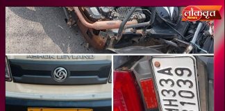चारचाकीच्या धडकेत दुचाकीस्वार जागीच ठार
