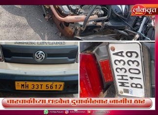 चारचाकीच्या धडकेत दुचाकीस्वार जागीच ठार